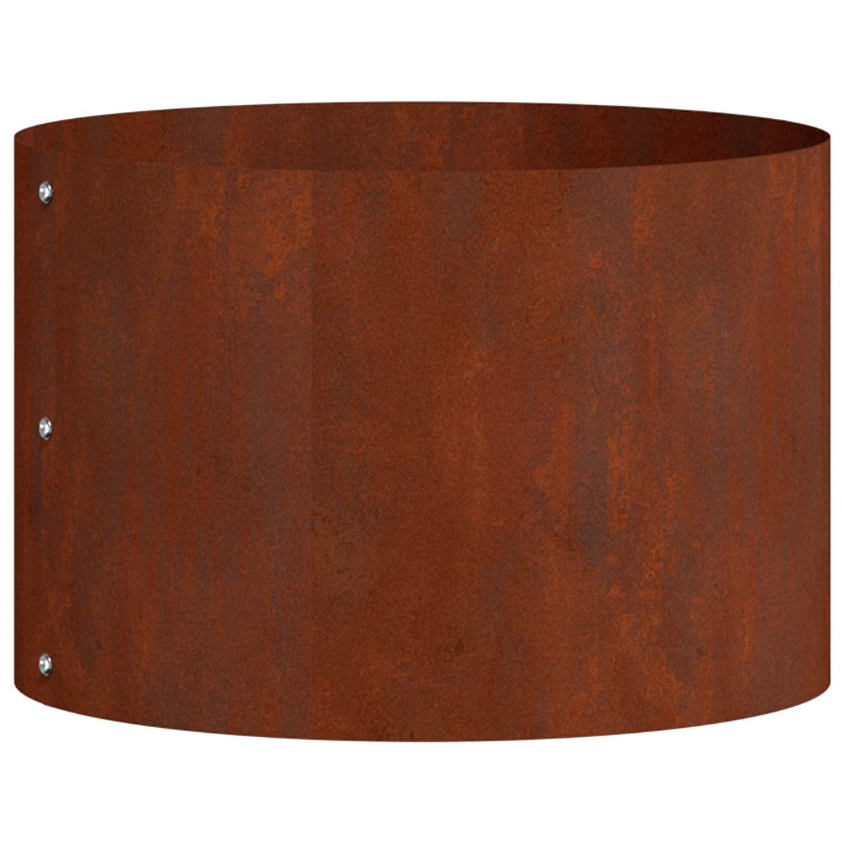 Vidaxl plantenring roestig 30 x 30 x 20 cm weervast staal