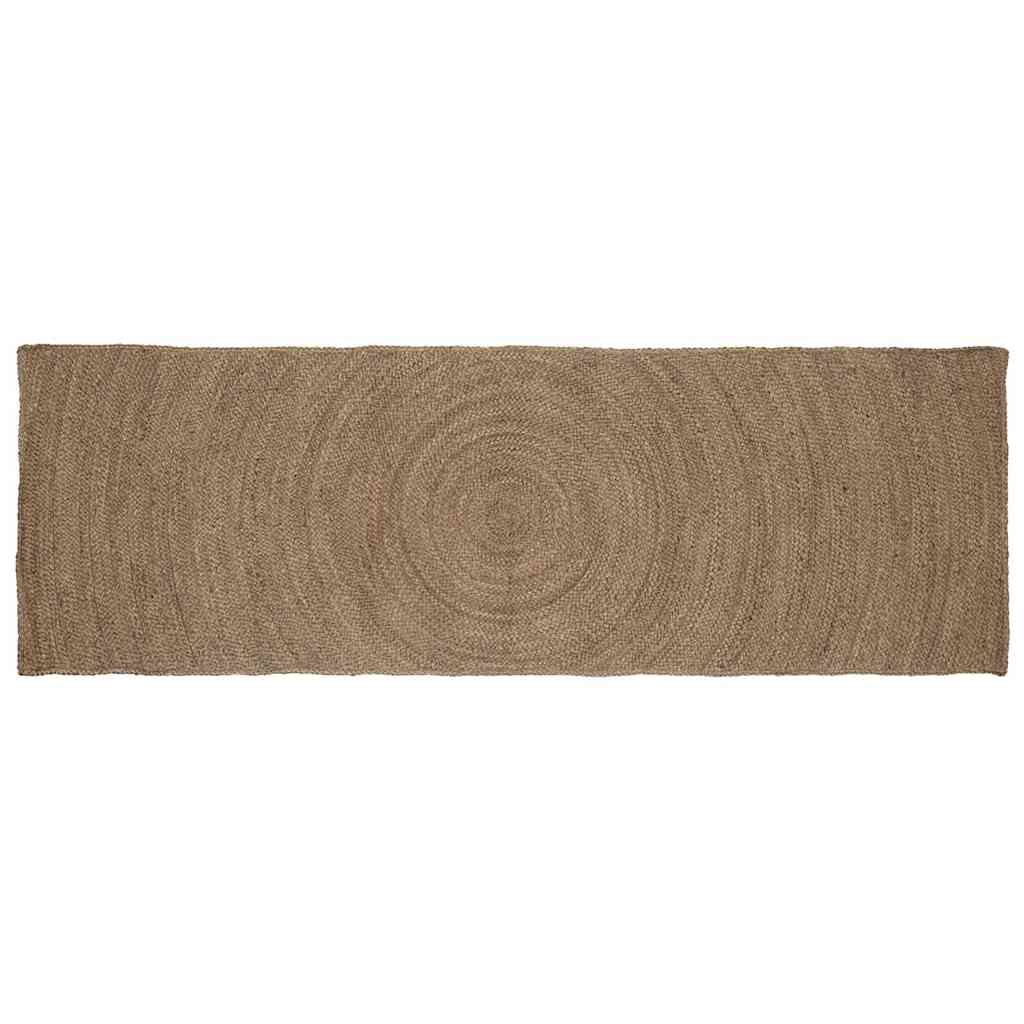 Vidaxl vloerkleden rechthoekig grijs 60 x 250 cm jute