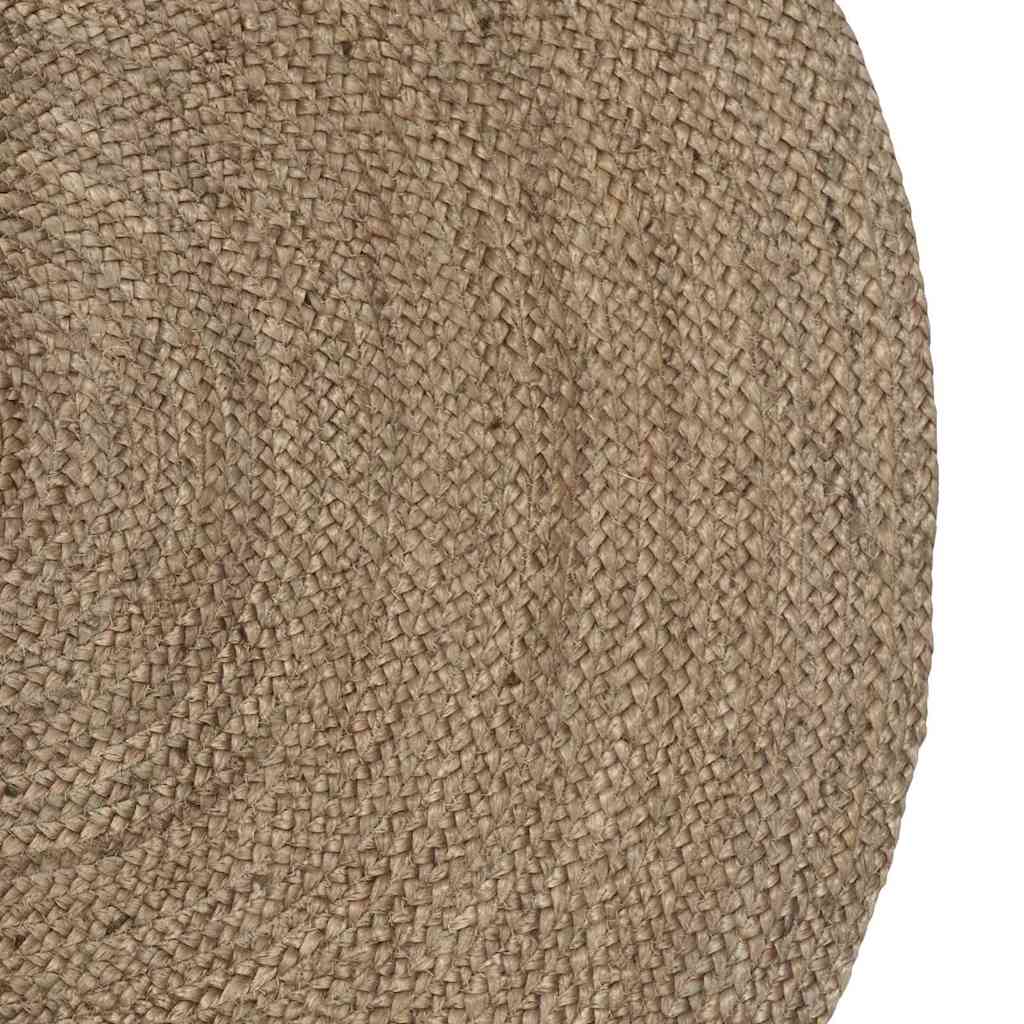 Vidaxl vloerkleden ovaal grijs 100 x 152 cm jute