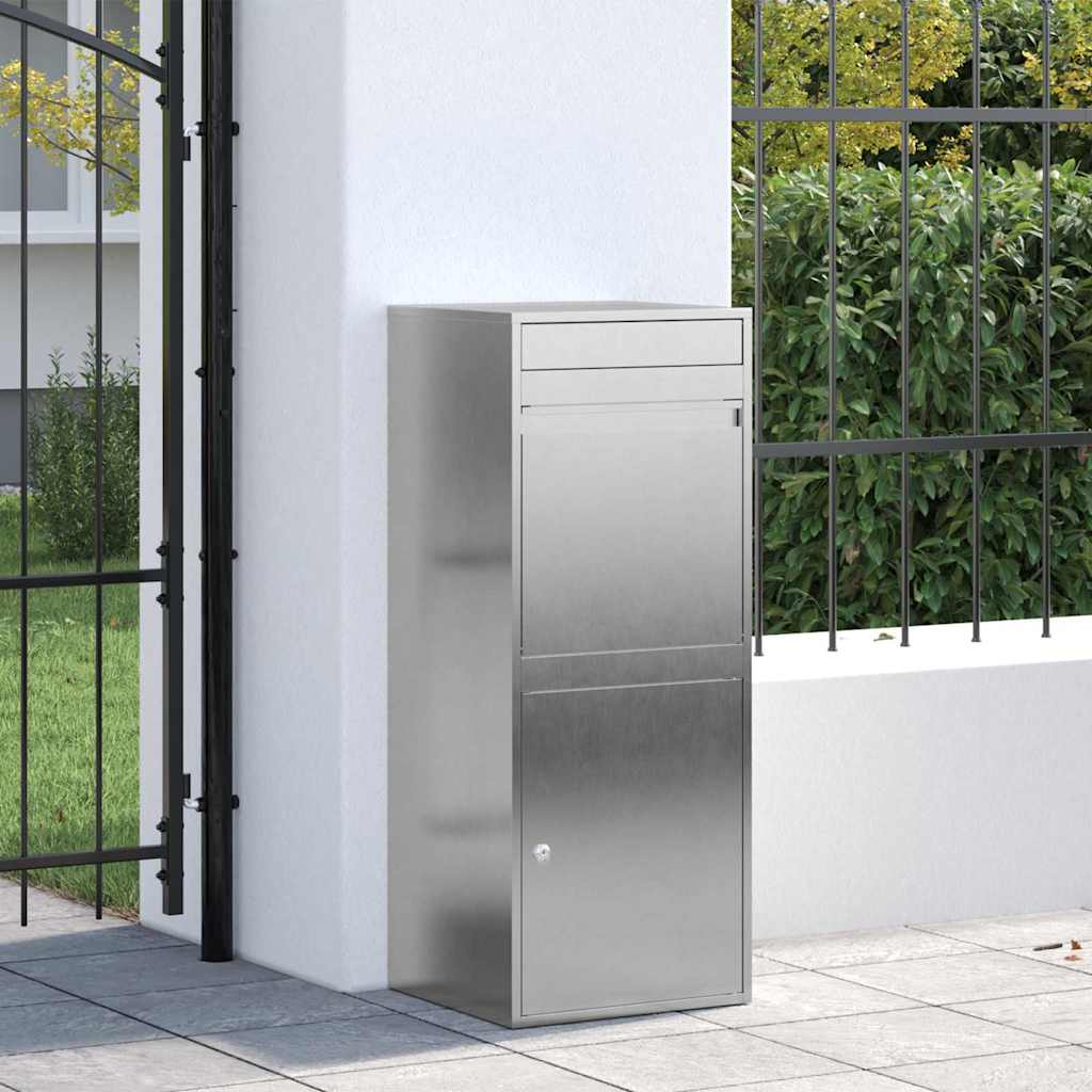 Vidaxl pakket inwerp box zilver 47,5 x 38 x 59 cm roestvrij staal