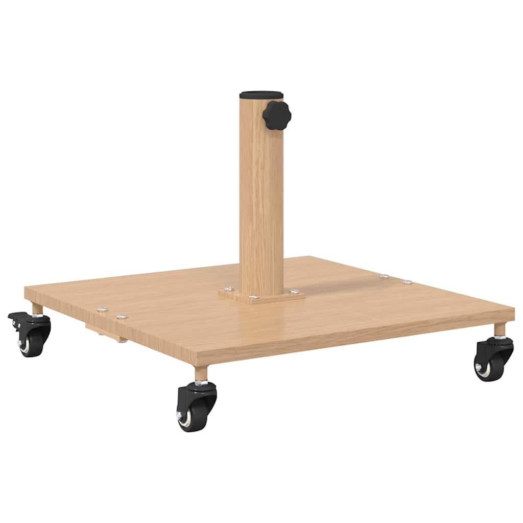 Vidaxl parasolvoet 26.75 kg licht hout vierkant verstelbaar