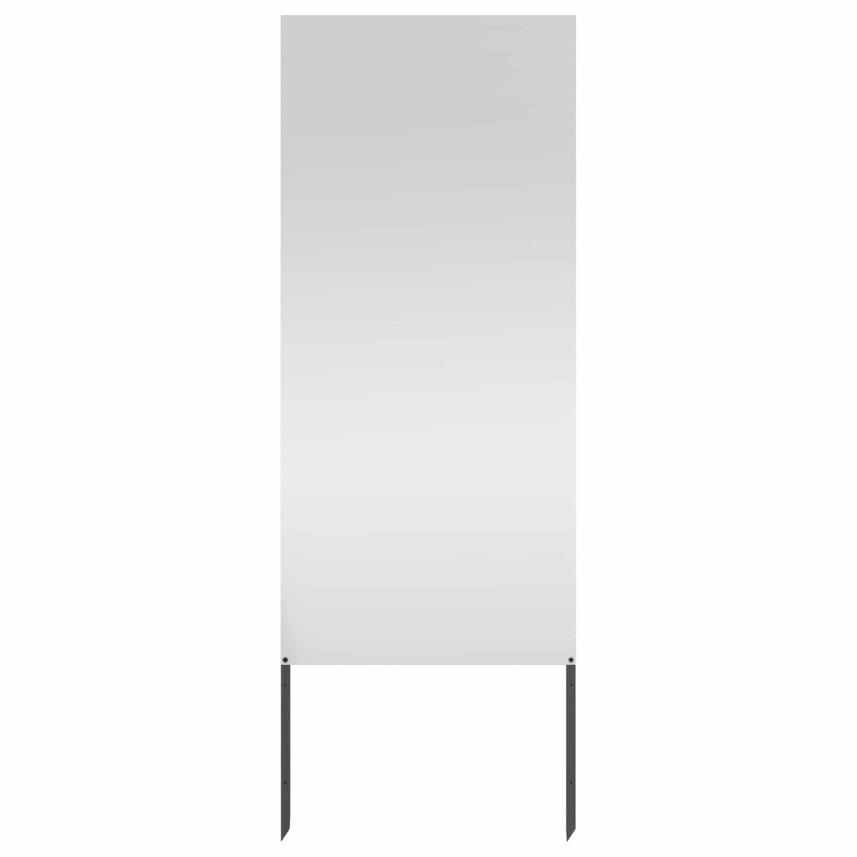 Vidaxl tuin privacy screen zilver 50 x 140 cm gegalvaniseerd staal