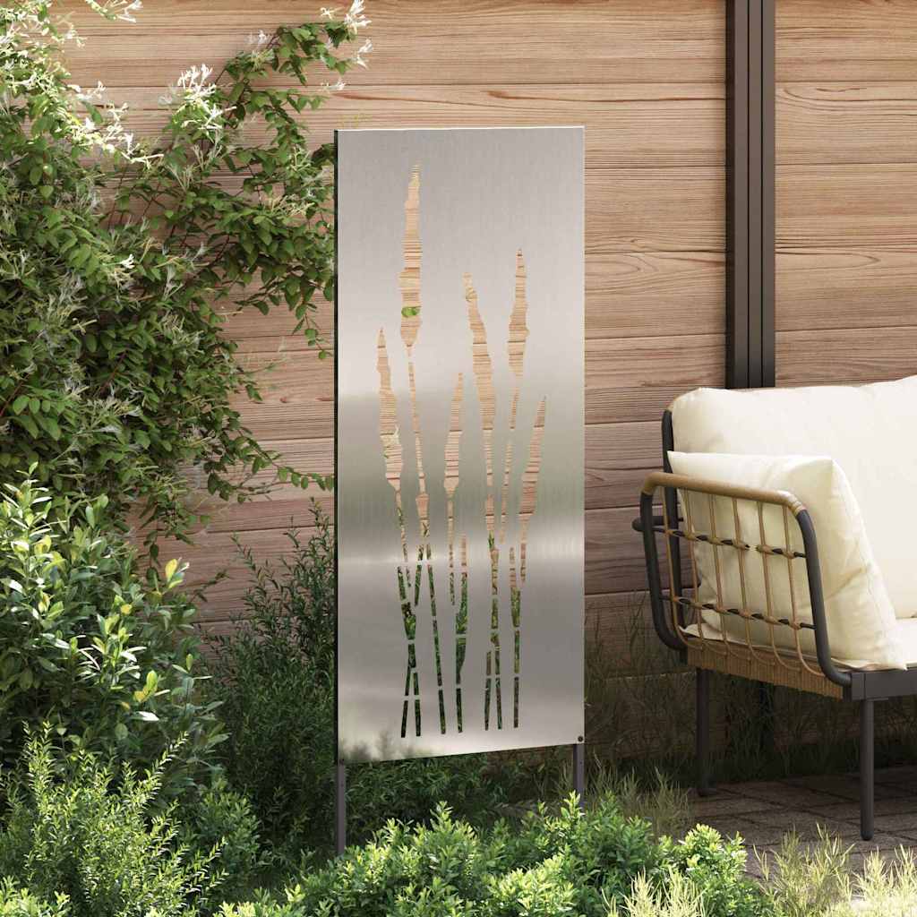 Vidaxl tuin privacy screen zilver 50 x 140 cm gegalvaniseerd staal