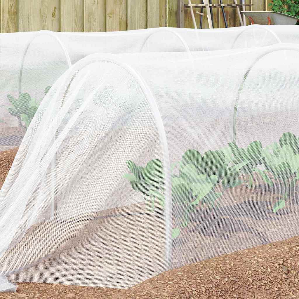 Vidaxl insecten net wit 2 x 10 m polyetheen