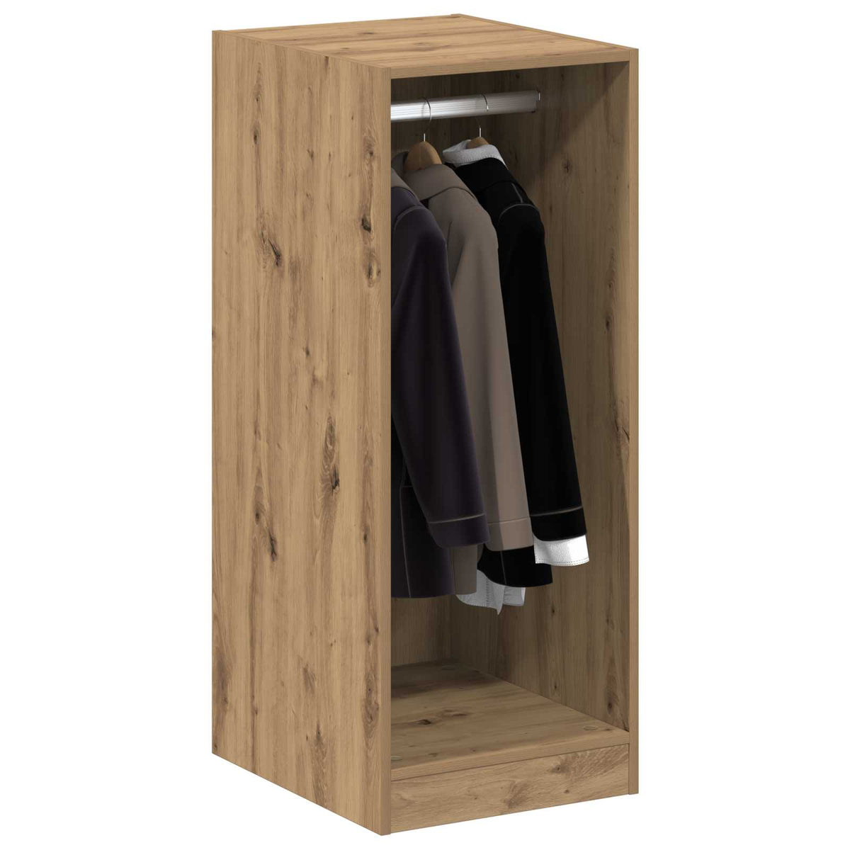 Vidaxl kledingkast artisanaal eiken 41 x 48 x 102 cm bewerkt hout