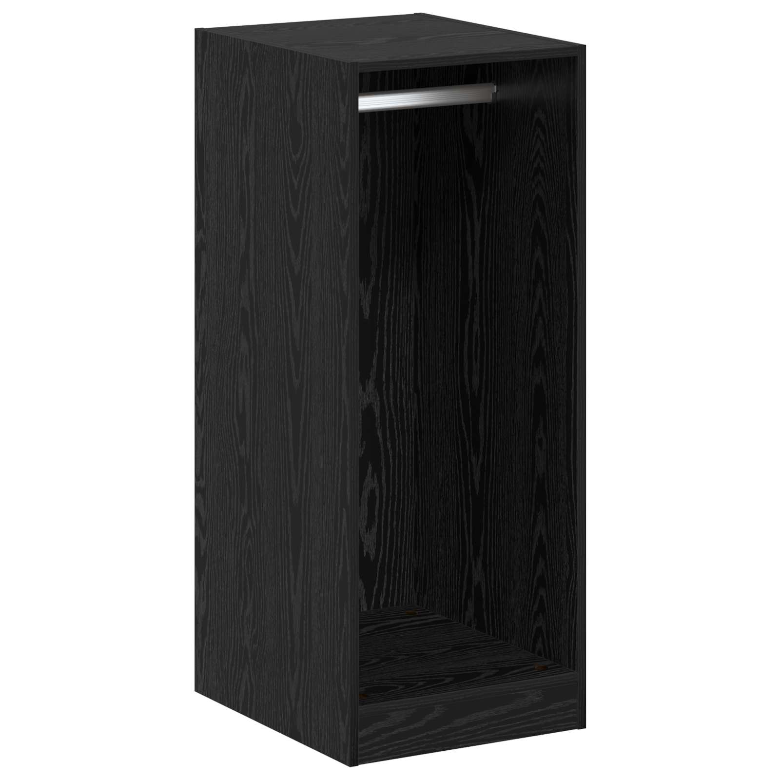 Vidaxl kledingkast zwart eiken 41 x 48 x 102 cm bewerkt hout