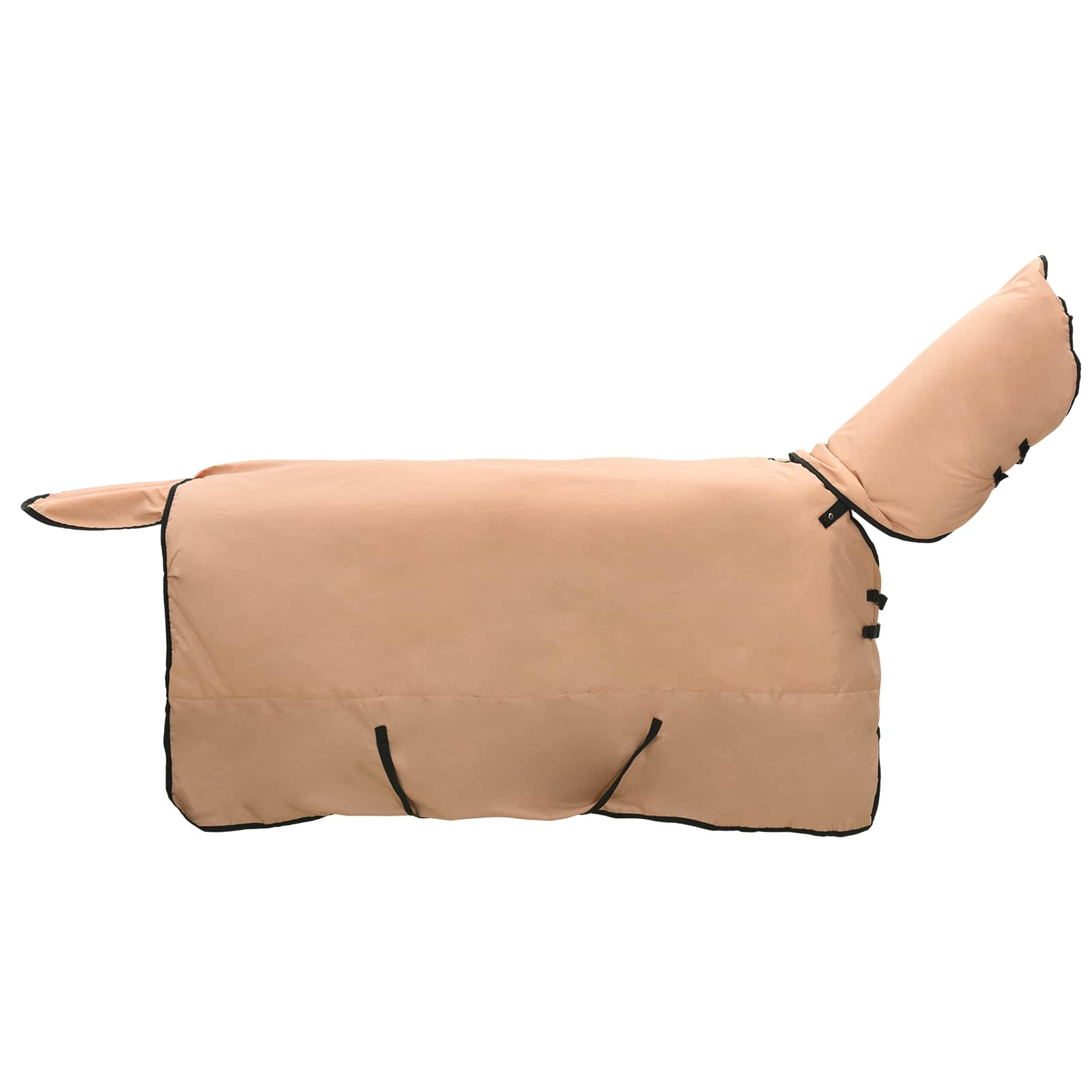 Vidaxl paardendeken cappuccino 105 cm polyester
