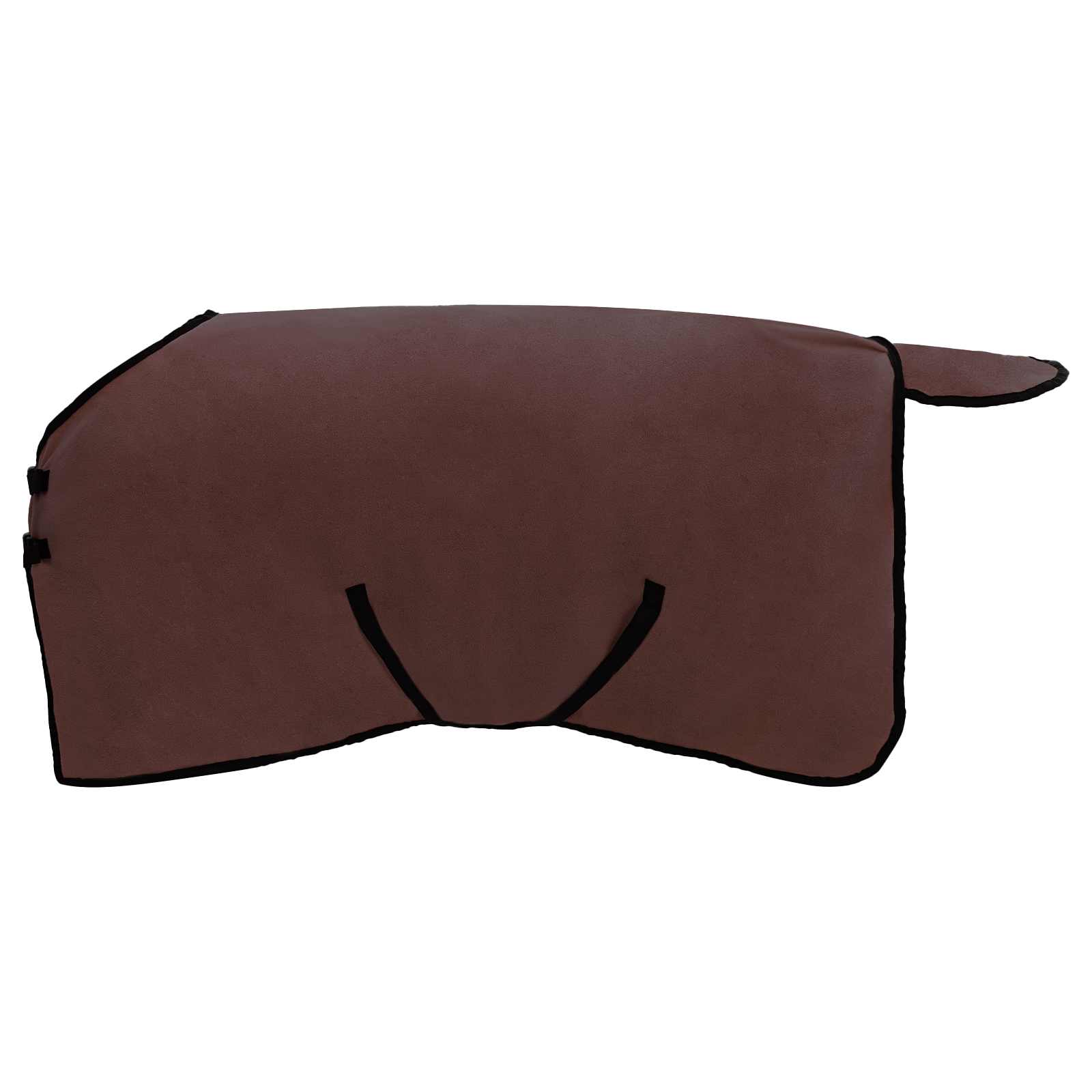 Vidaxl paardendeken volledig donkerbruin 85 cm polyester fleece