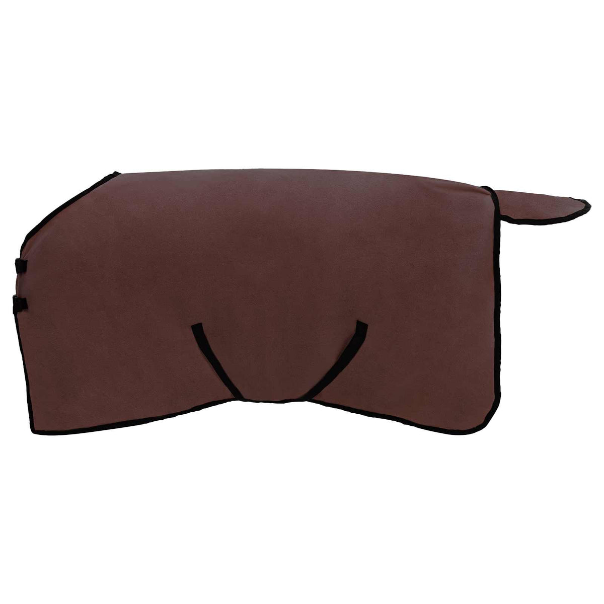 Vidaxl paardendeken volledig donkerbruin 115 cm polyester fleece