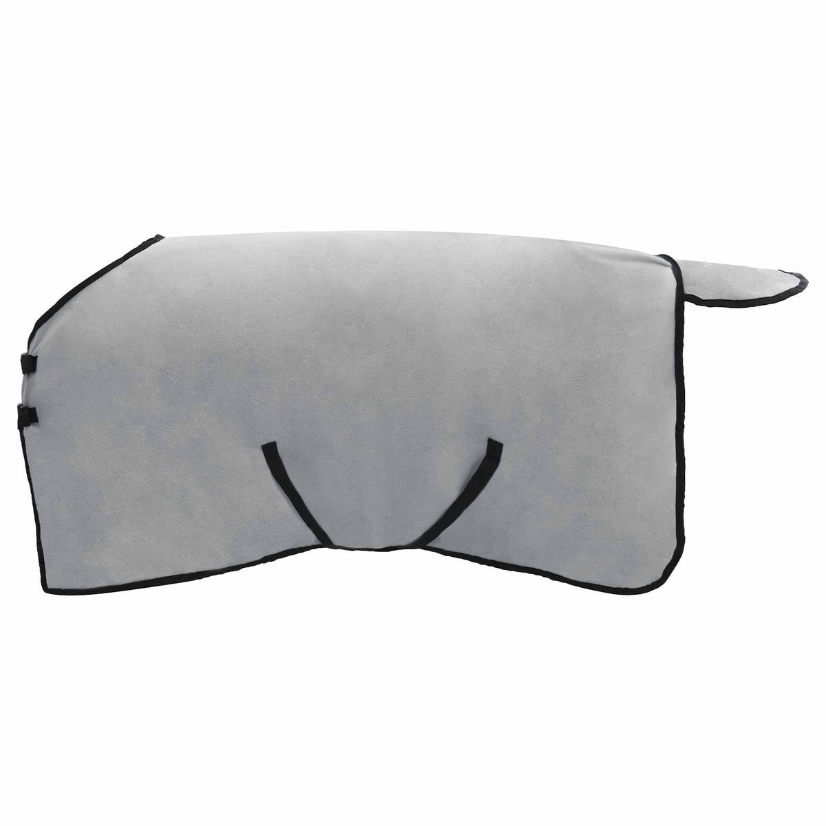 Vidaxl paardendeken volledig lichtgrijs en roze 95 cm polyester fleece