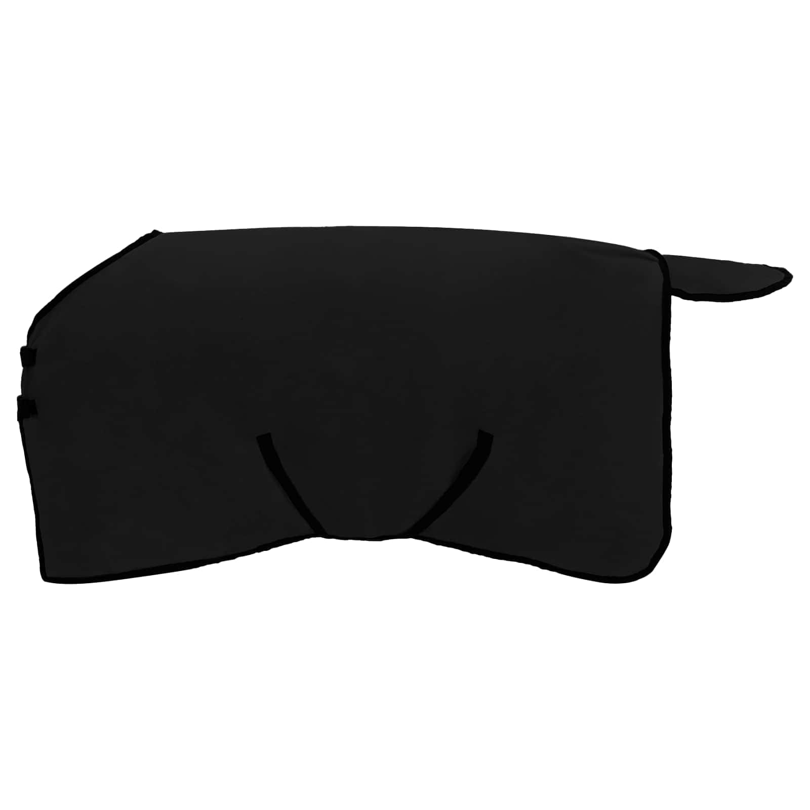 Vidaxl paardendeken zwart 105 cm polyester fleece
