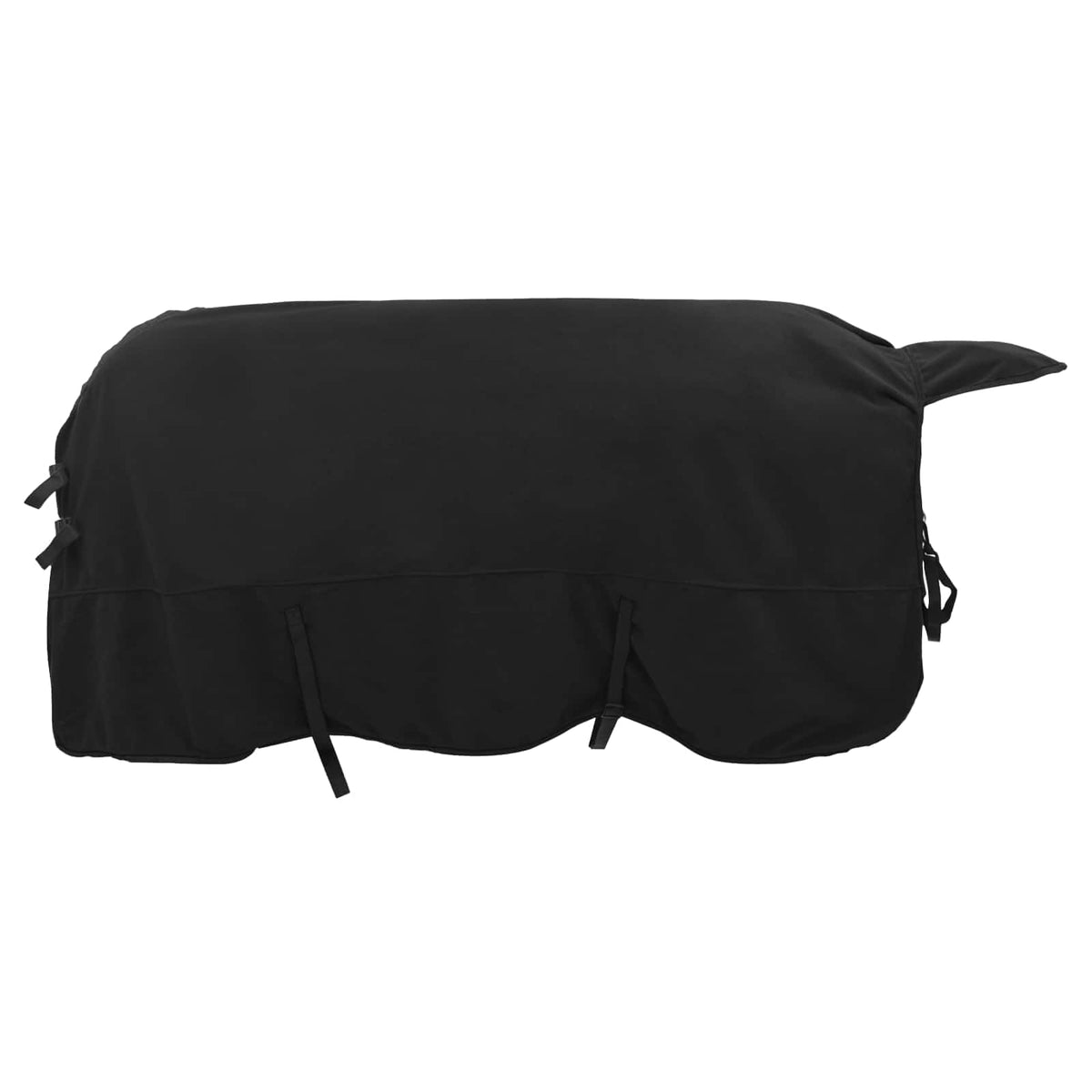 Vidaxl paardendeken zwart 125 cm polyester fleece