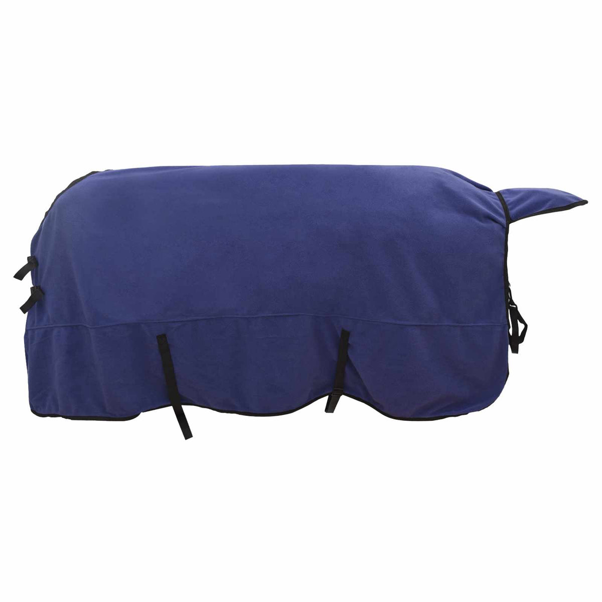 Vidaxl paardendeken marineblauw 125 cm polyester fleece