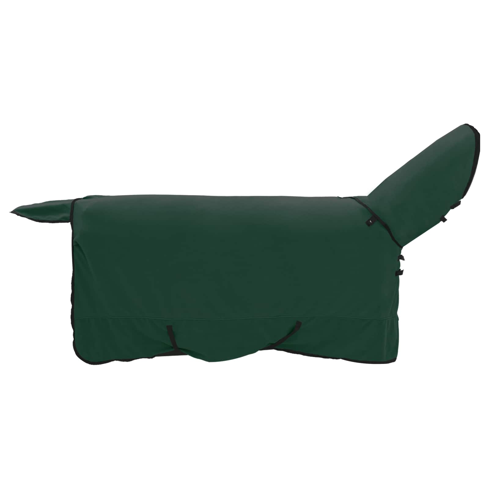 Vidaxl paardendeken volledig donkergroen 135 cm polyester fleece