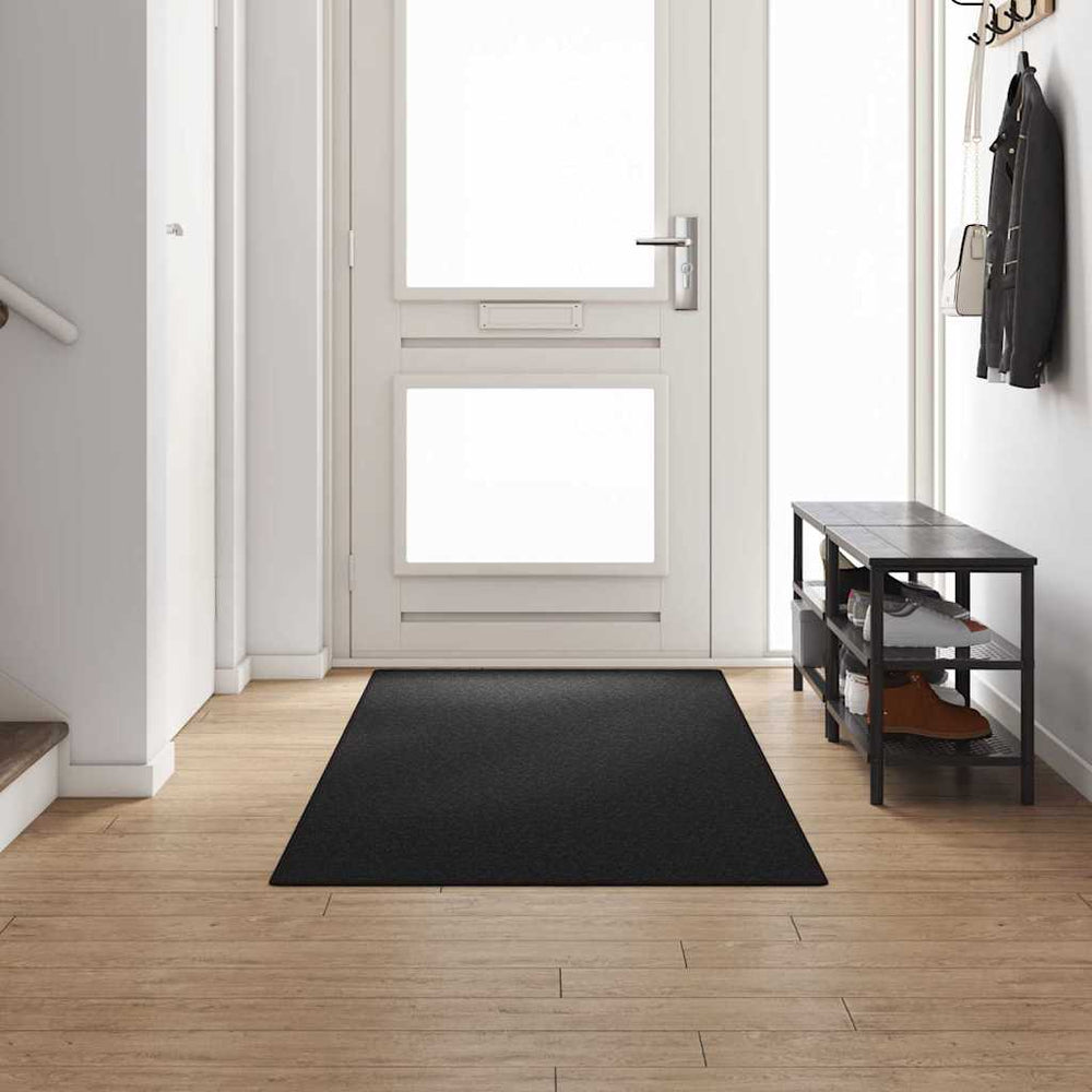 Vidaxl tapijt loper antraciet 100 x 300 cm 100% polypropyleen
