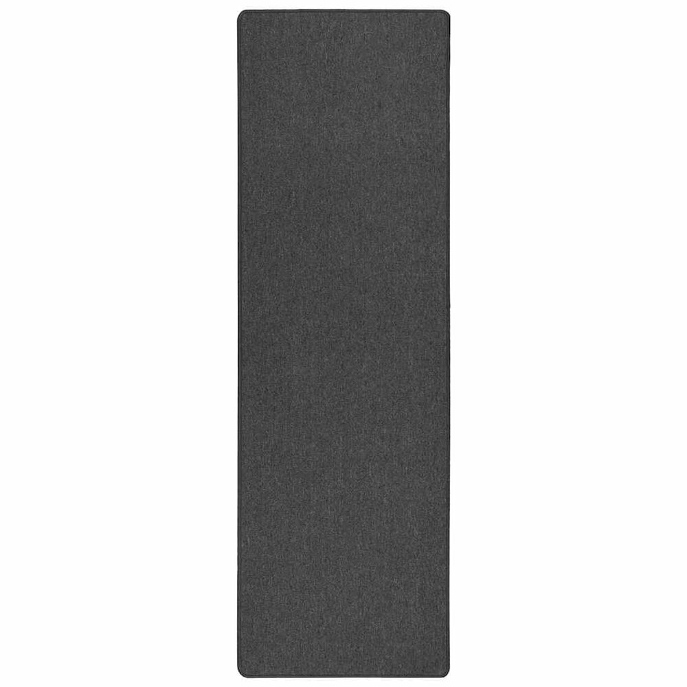 Vidaxl tapijt loper donkergrijs 100 x 250 cm 100% polypropyleen