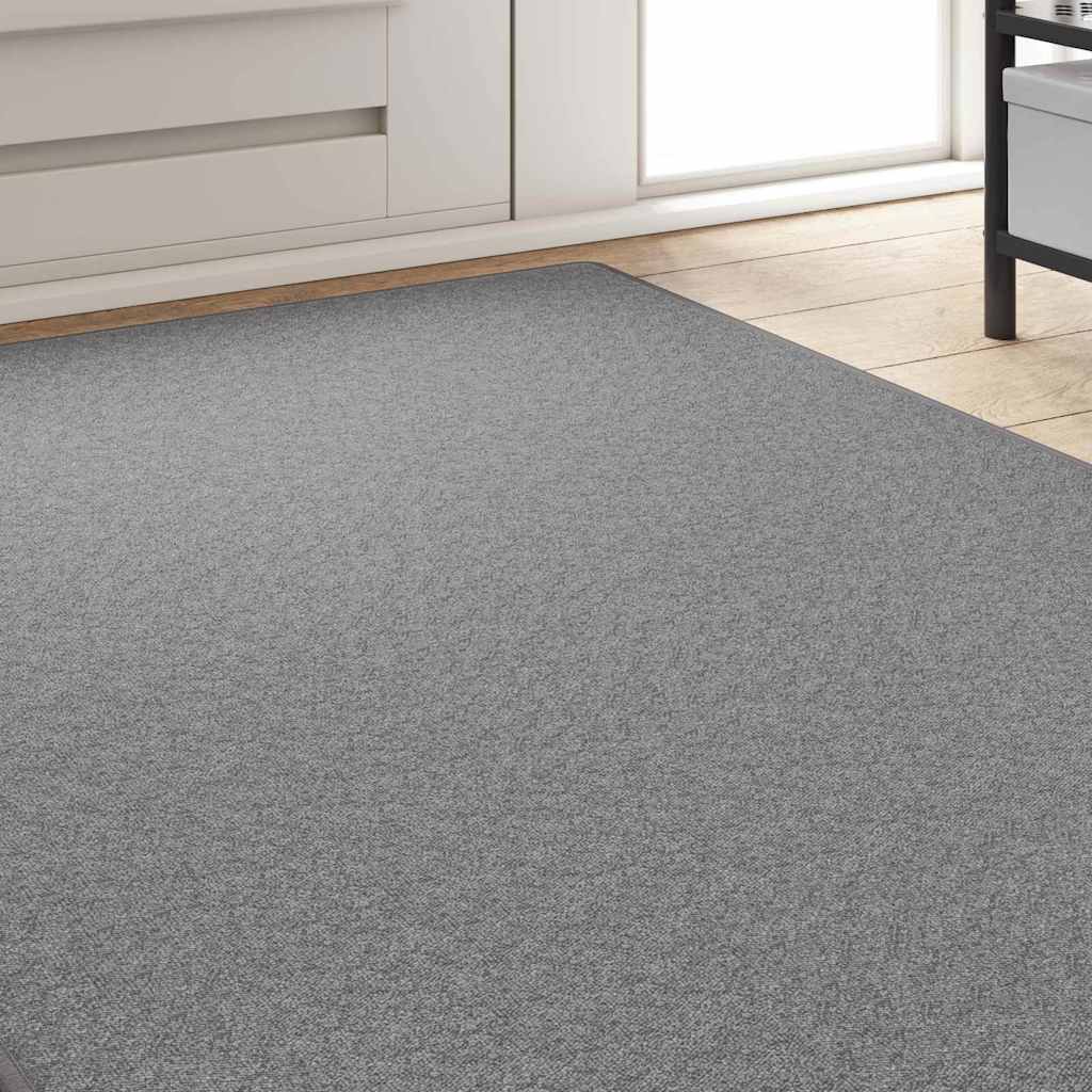 Vidaxl tapijt loper lichtgrijs 100 x 300 cm 100% polypropyleen