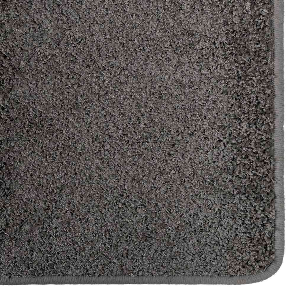 Vidaxl tapijt loper grijs 100 x 250 cm 100% polypropylene tuft