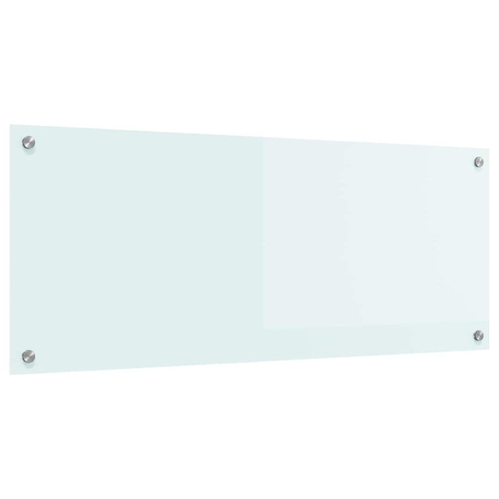 Vidaxl keuken achterwand wit 100 x 40 cm gehard glas