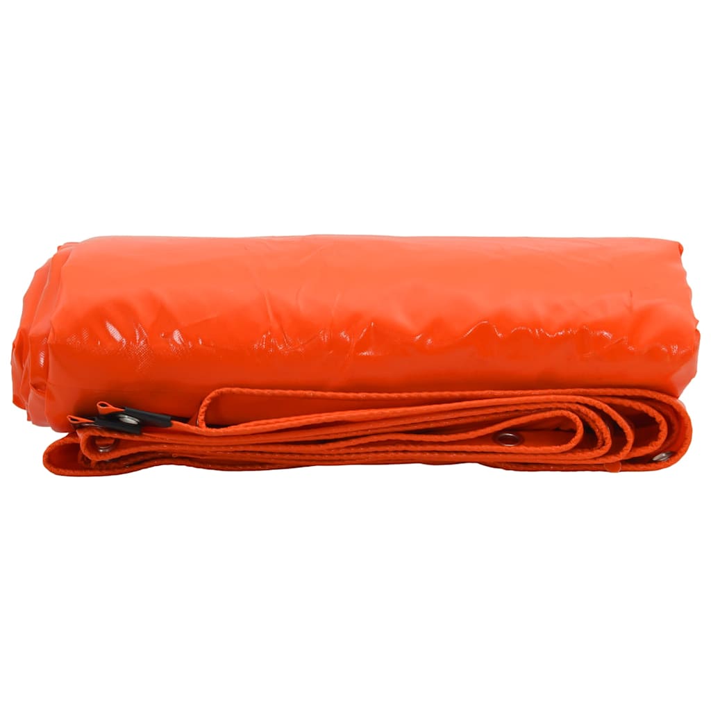 Vidaxl zeil 650g m² oranje 2,5 x 3,5 m canvas met pvc-coating