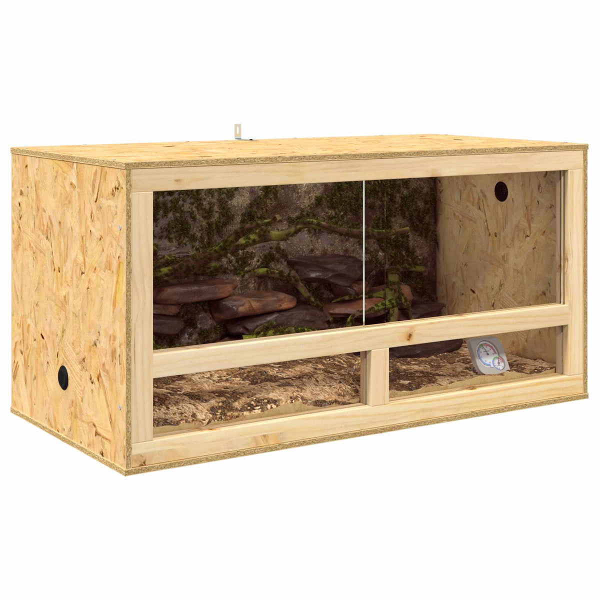 Vidaxl terrarium bruin 100 x 50 x 50 cm osb