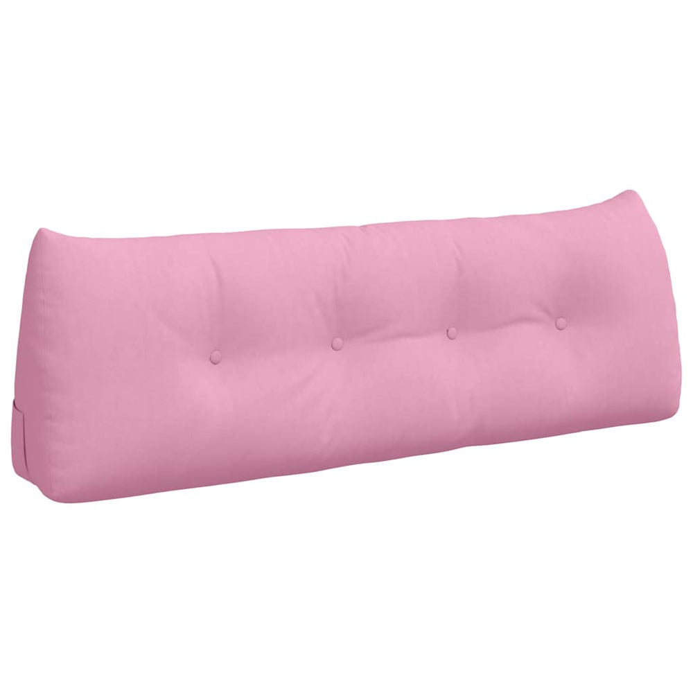 Vidaxl rugkussen roze 140 x 24 x 50 cm stof