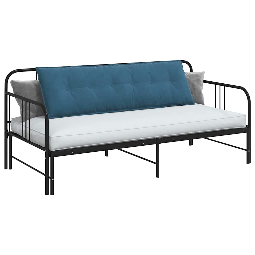 Vidaxl rugkussen blauw 160 x 50 cm cordstof