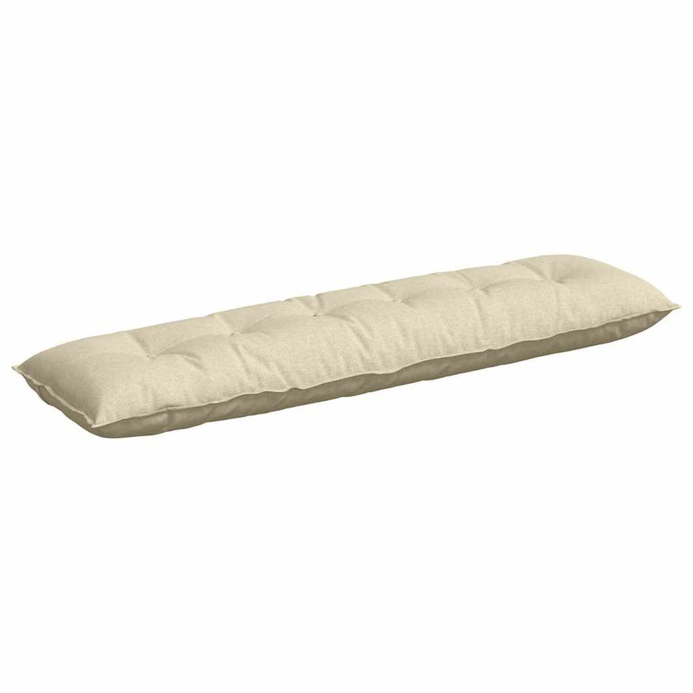 Vidaxl rugkussen crème 180 x 19 x 50 cm stof