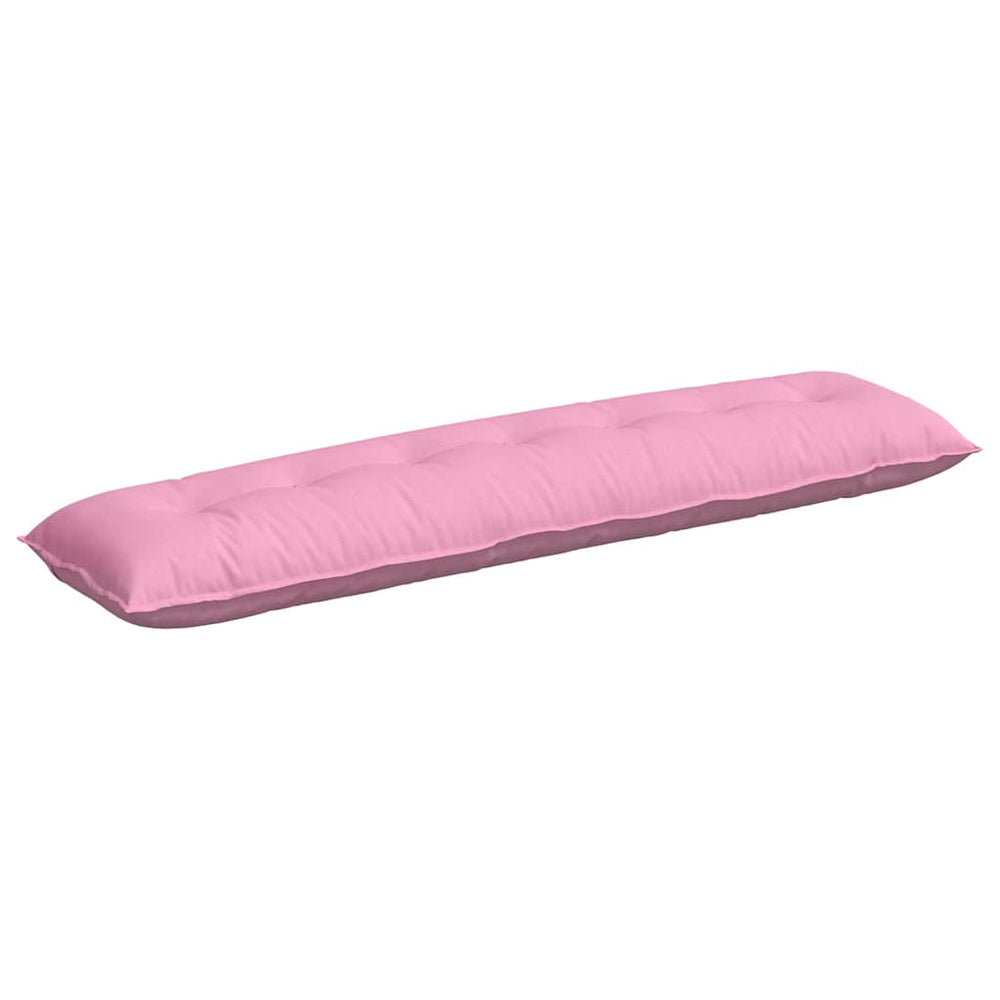 Vidaxl rugkussen roze 200 x 19 x 50 cm stof