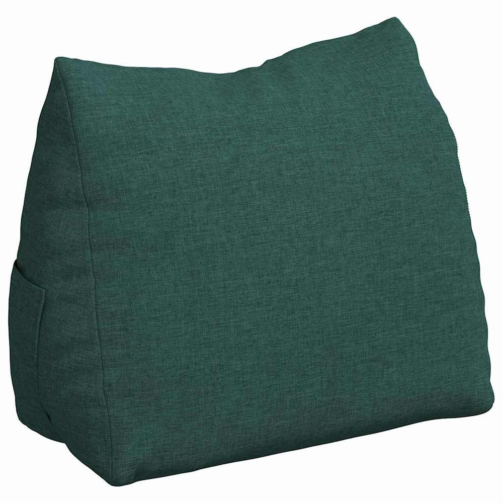 Vidaxl rugkussen donkergroen 45 x 20 x 35 cm stof