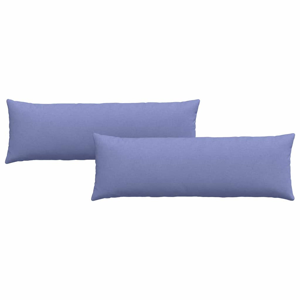 Vidaxl sofa kussens 2 pcs jeans blauw 120 x 40 cm stof