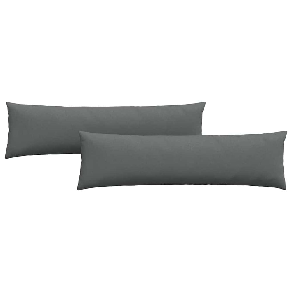 Vidaxl sofa kussens 2 pcs donkergrijs 145 x 40 cm stof