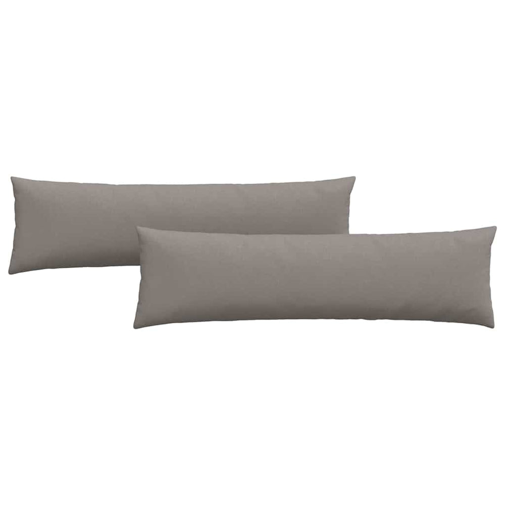 Vidaxl sofa kussens 2 stuks taupe 145 x 40 cm stof