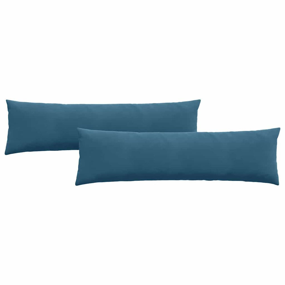 Vidaxl sofa kussens 2 stuks blauw 145 x 40 cm cordstof