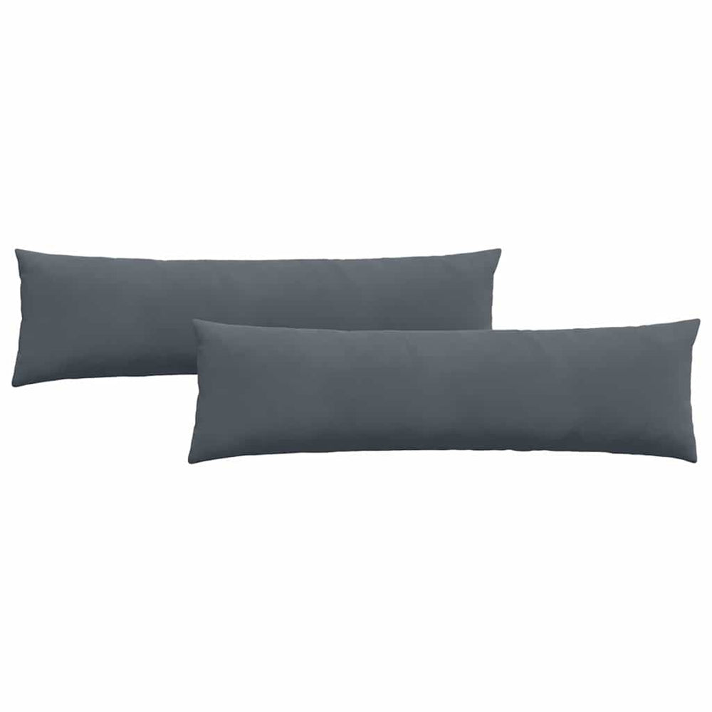 Vidaxl sofa kussens 2 stuks donkergrijs 145 x 40 cm cordstof