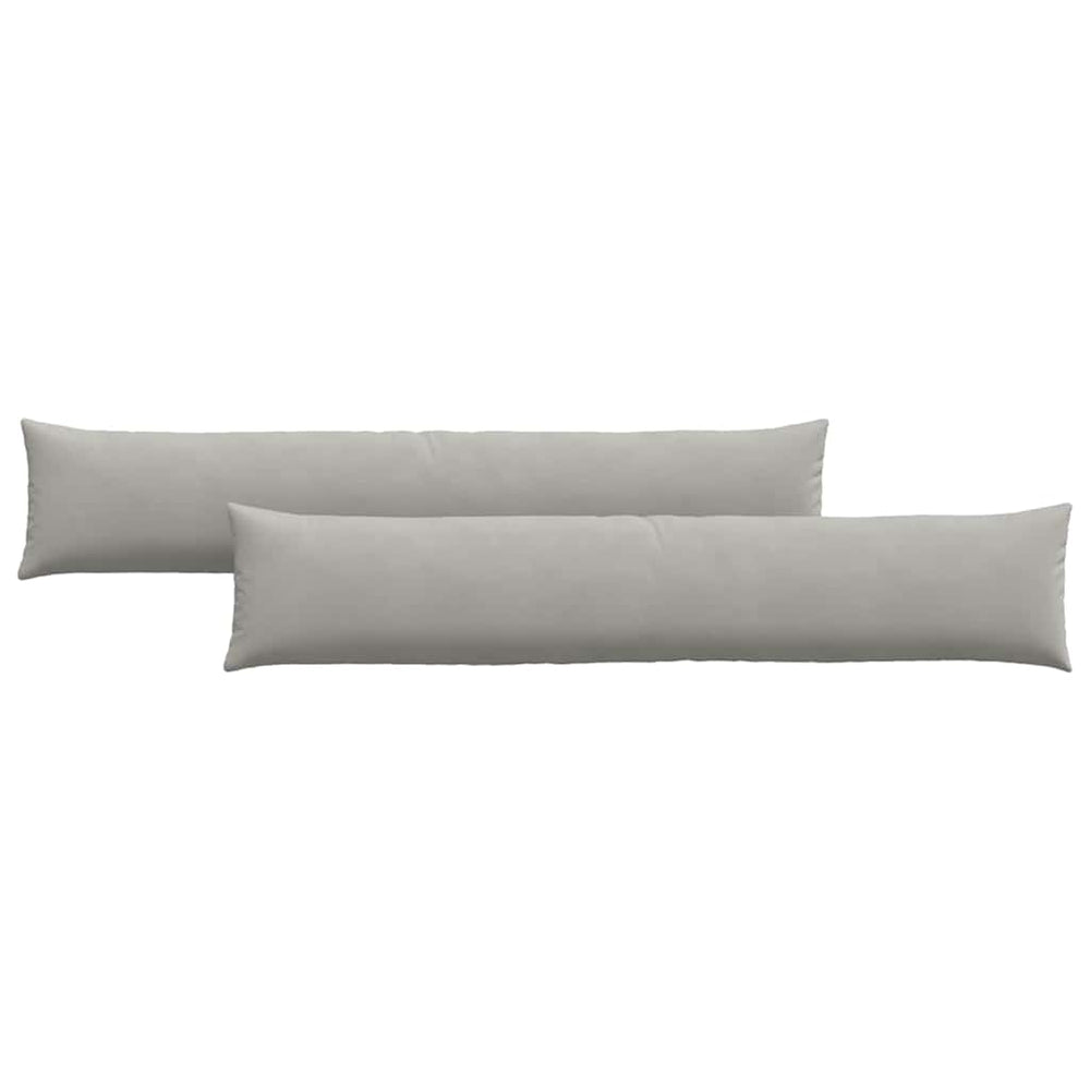 Vidaxl sofa kussens 2 stuks lichtgrijs 200 x 40 cm stof