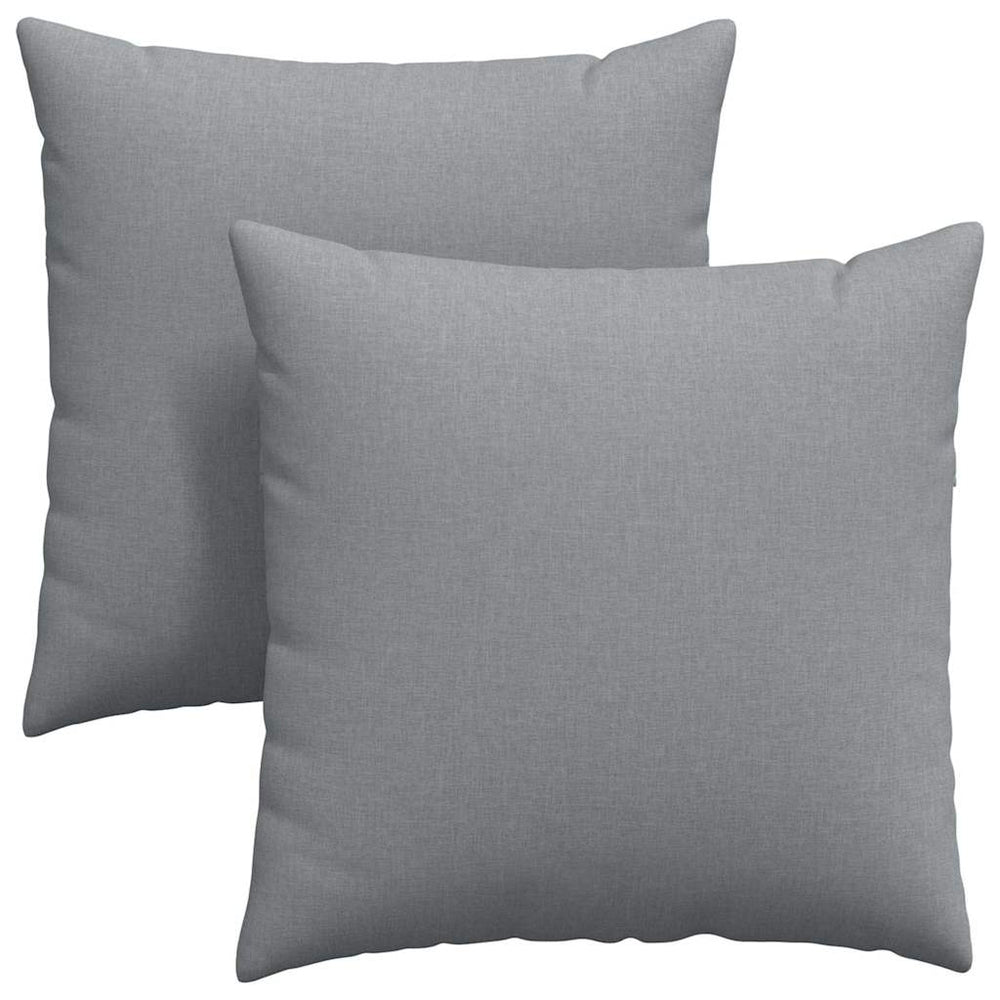 Vidaxl sofa kussens 2 pcs lichtgrijs 60 x 60 cm stof