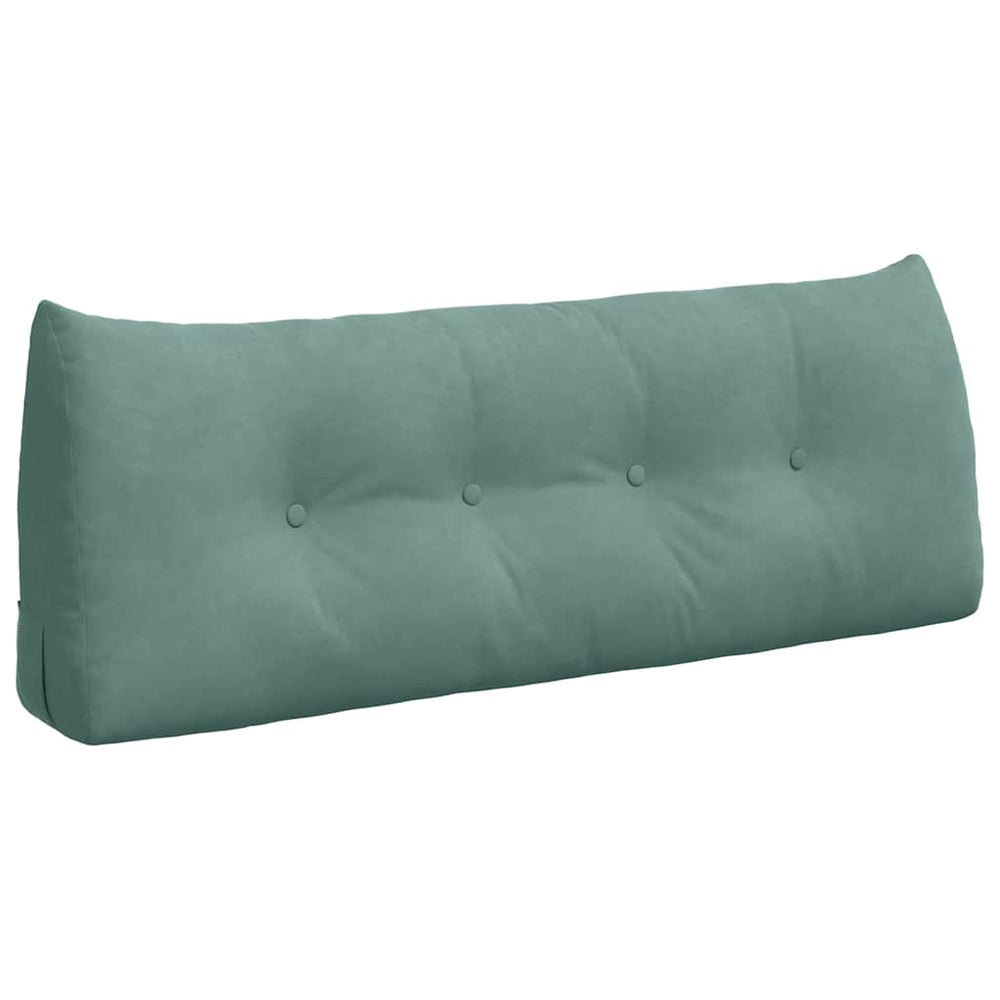Vidaxl rugkussen zeegroen 120 x 24 x 50 cm fluweel