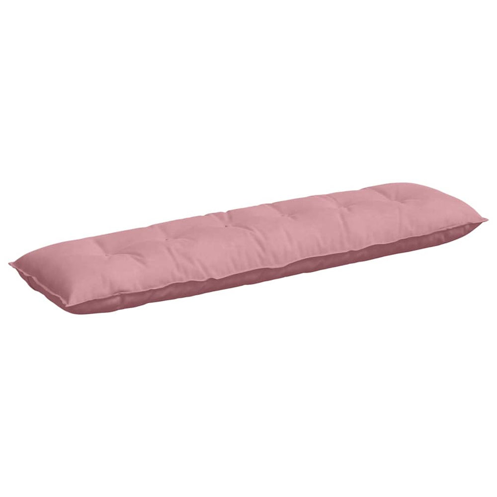 Vidaxl rugkussen roze 180 x 50 cm cordstof