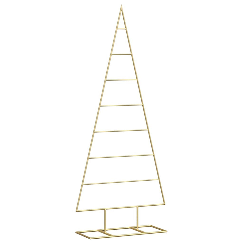 Vidaxl metalen kerstboom met standaard goud 125 cm poedergecoat staal