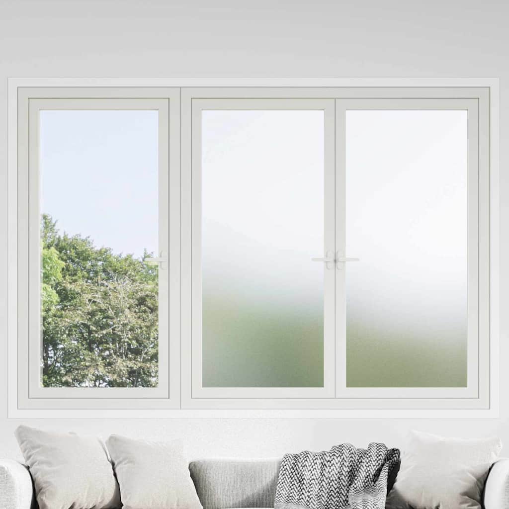 Vidaxl zelfklevende raamfolie frosted wit 90 x 2000 cm pvc