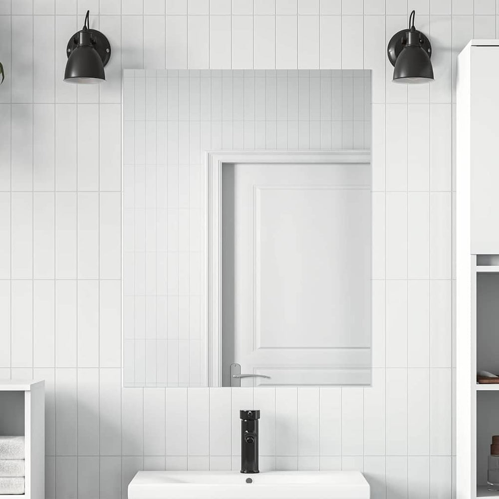 Vidaxl zelfklevende spiegelfolie 90 x 200 cm 2 pcs zilver pet