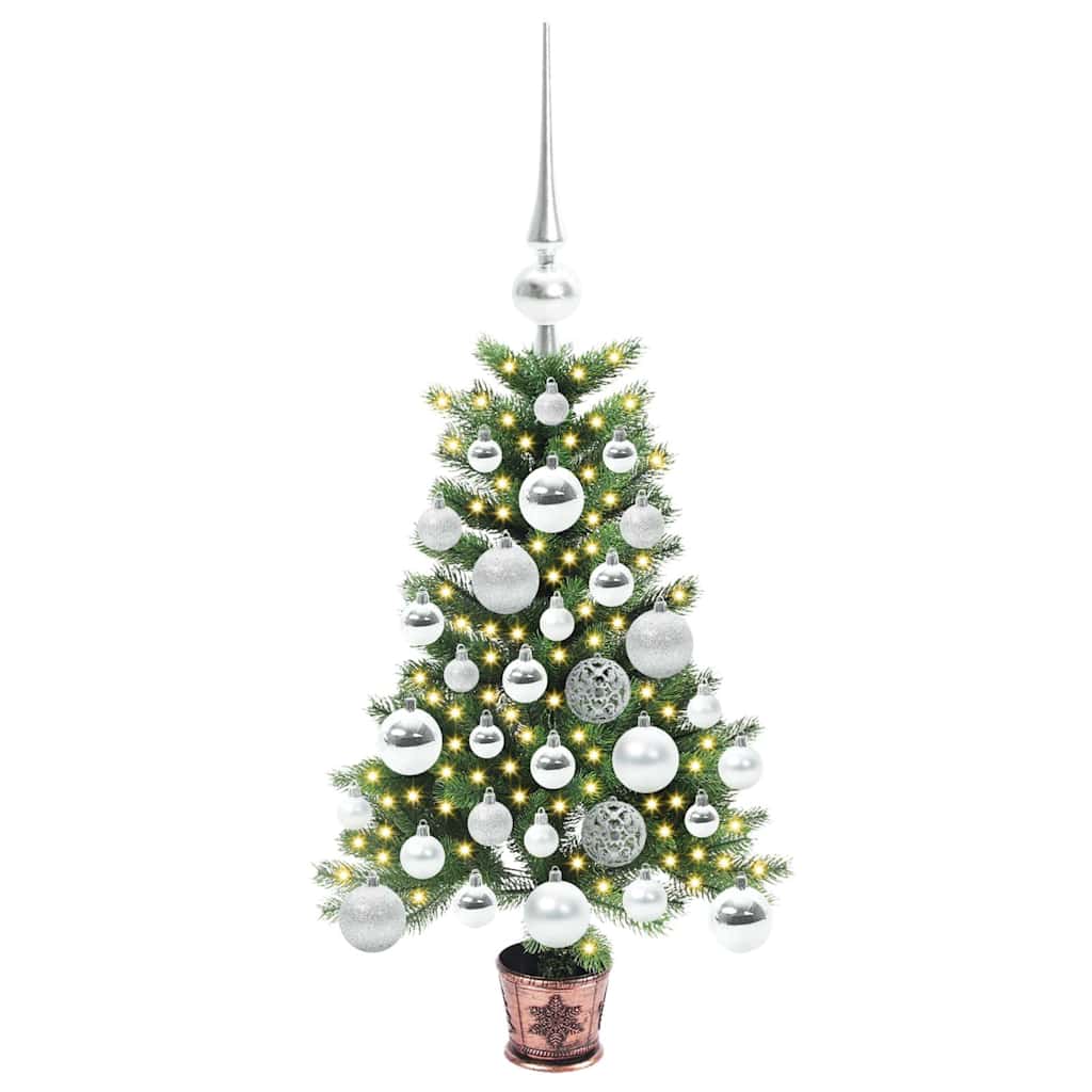 Vidaxl kerstboom met 150 led met standaard groen 65 cm pe