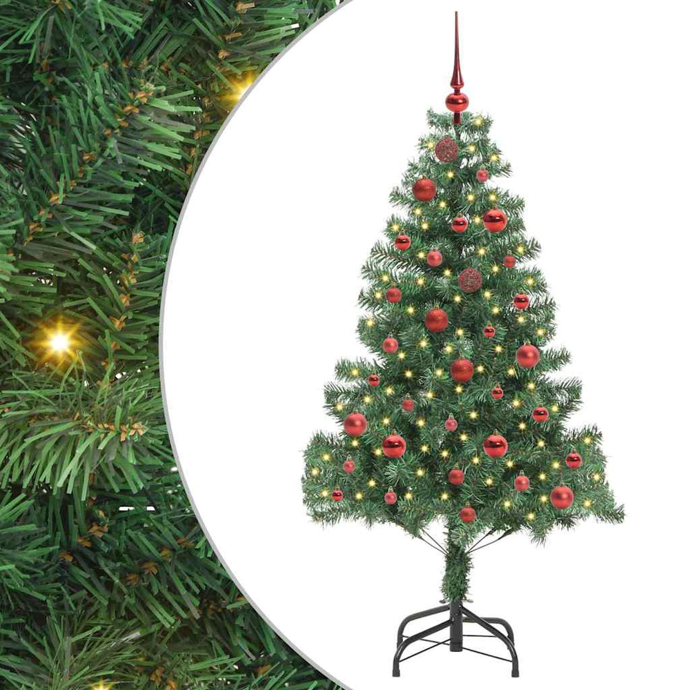 Vidaxl kerstboom met 150 led met standaard groen 150 cm pvc