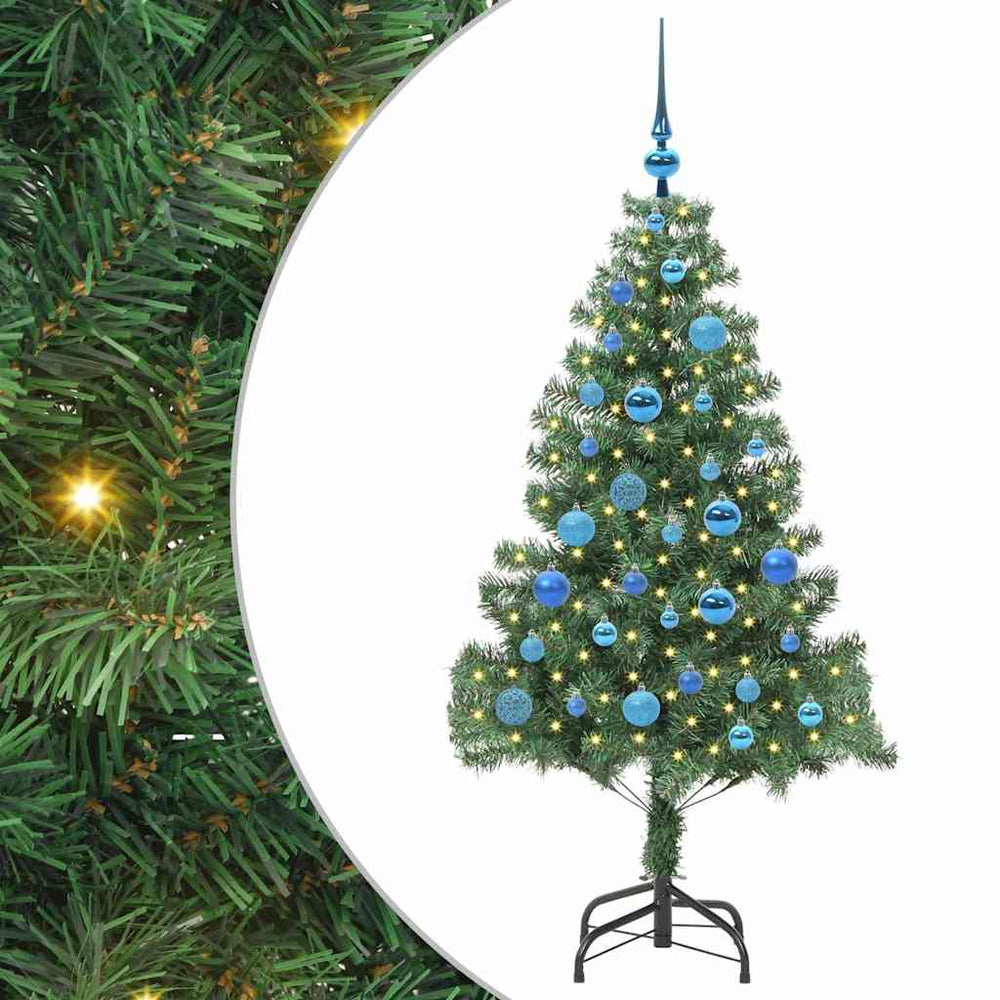 Vidaxl kerstboom met 150 led met standaard groen 150 cm pvc