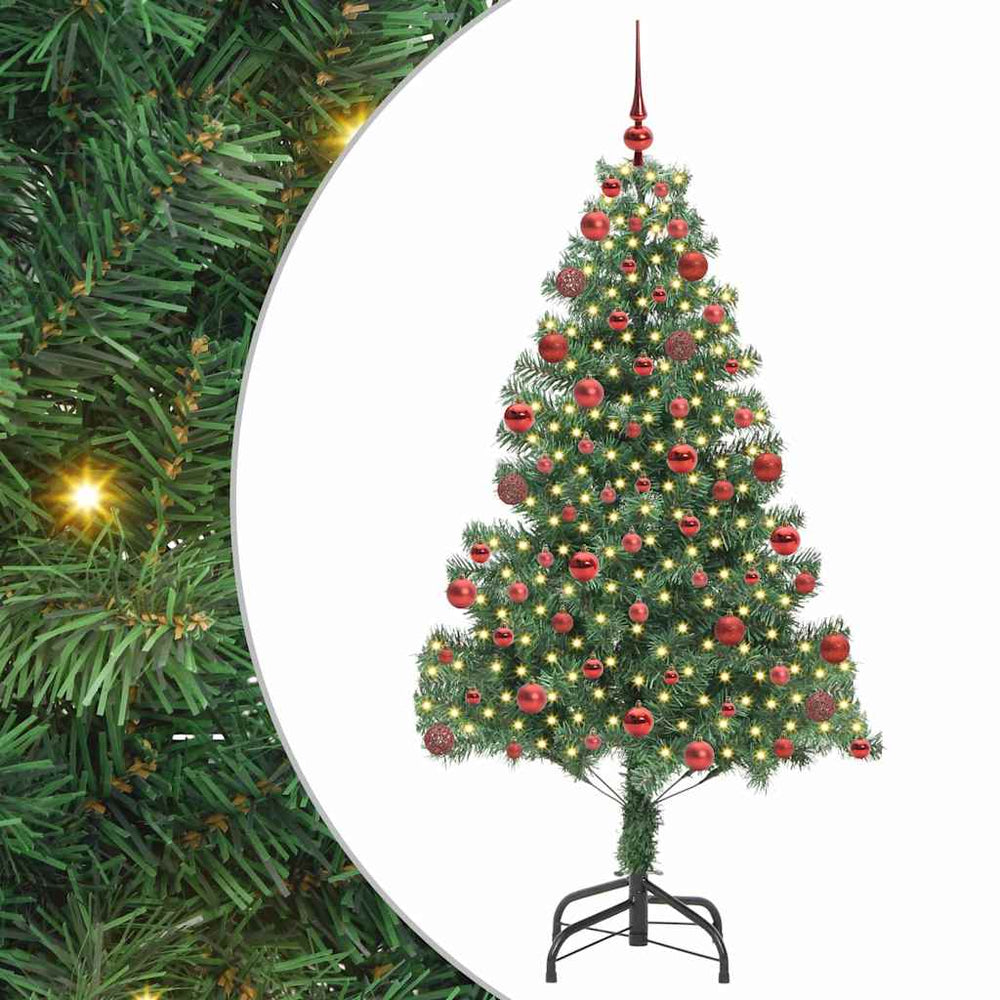 Vidaxl kerstboom met 300 led met standaard groen 180 cm pvc