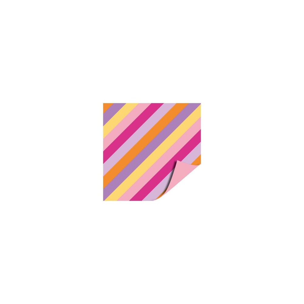 Kassaplan toonbankrol 30cm 100m - stripes roze
