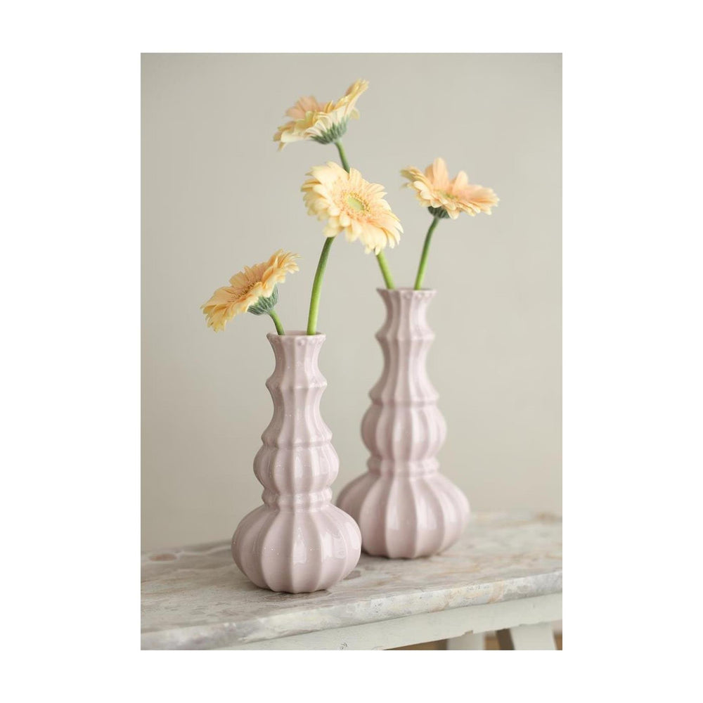 Ideas 4 seasons vaas delphi ø9xh16,9cm zachtroze