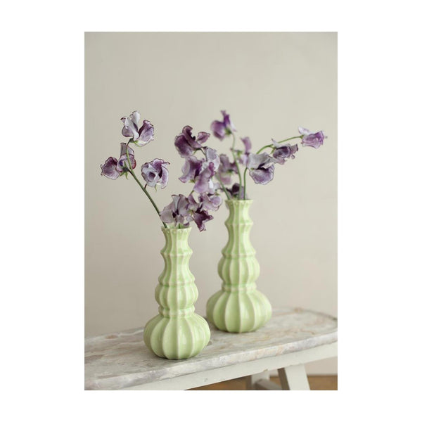 Ideas 4 seasons vaas delphi ø9xh16,9cm linde groen