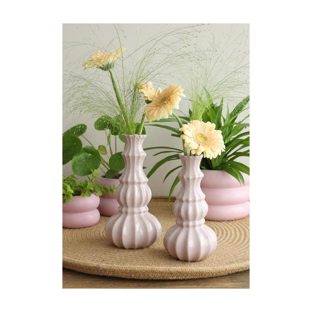 Ideas 4 seasons vaas delphi ø10,3xh20cm zachtroze